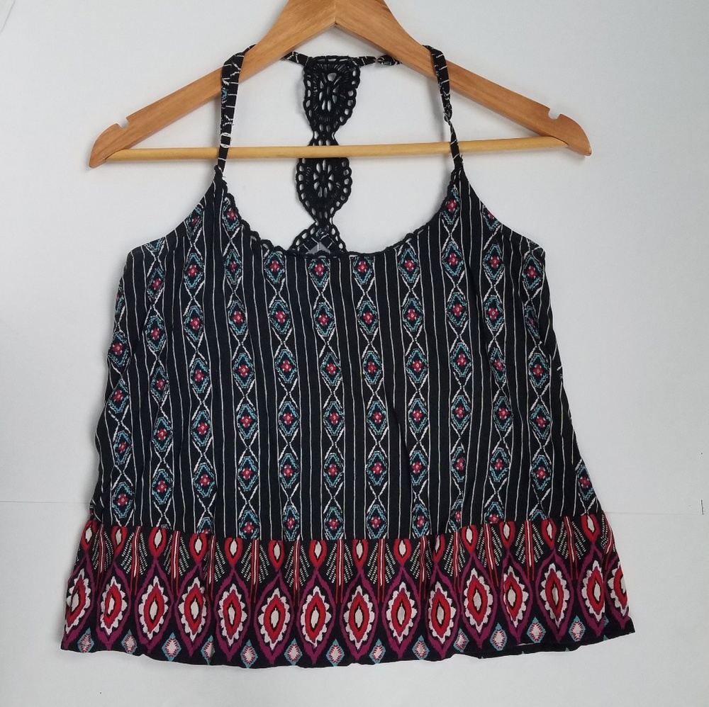 Hollister printed tank.